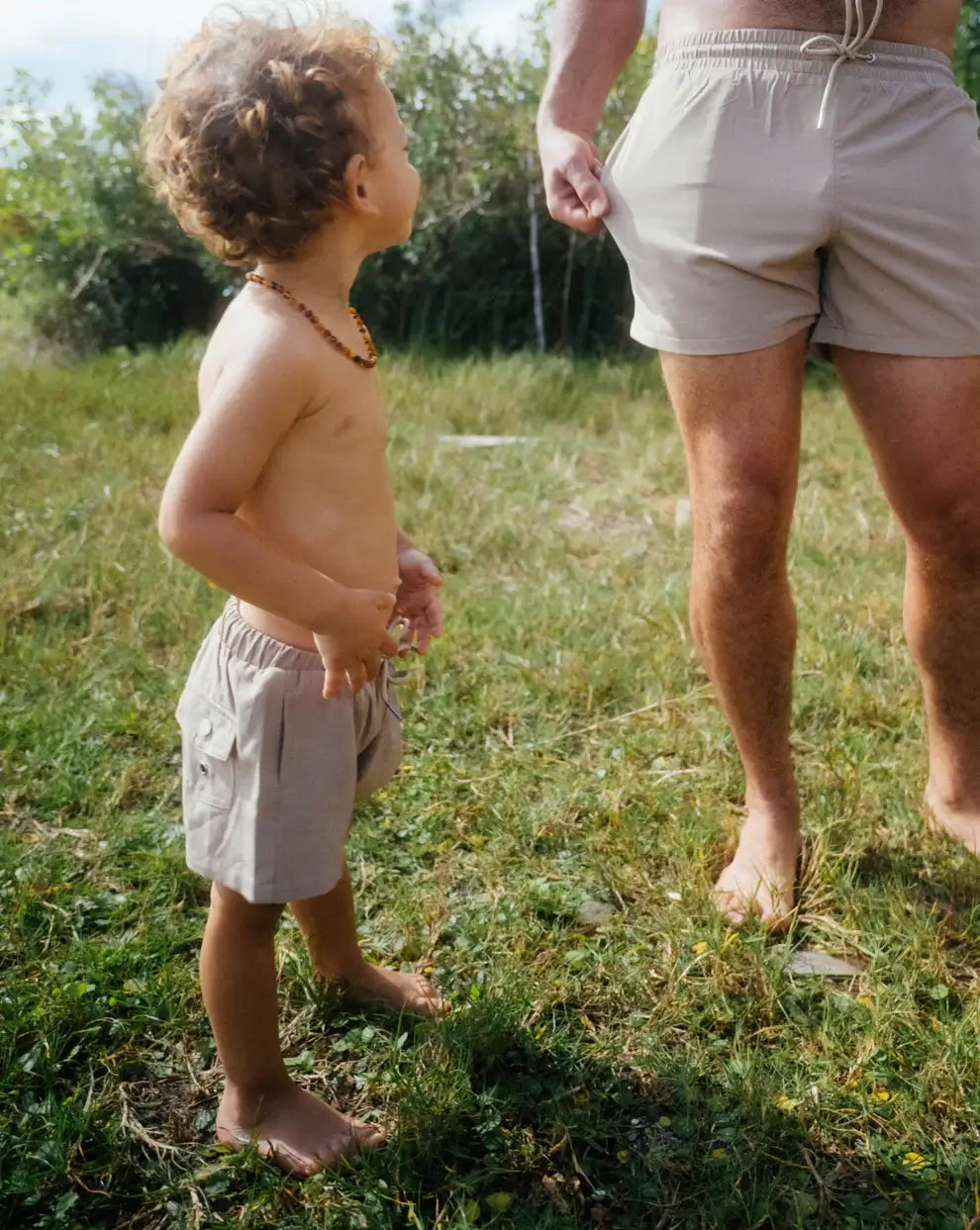 Noah boys swimtrunks - Mocha brown