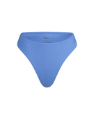 The front of the Marina Tanga bottom in lavender blue on a white background.